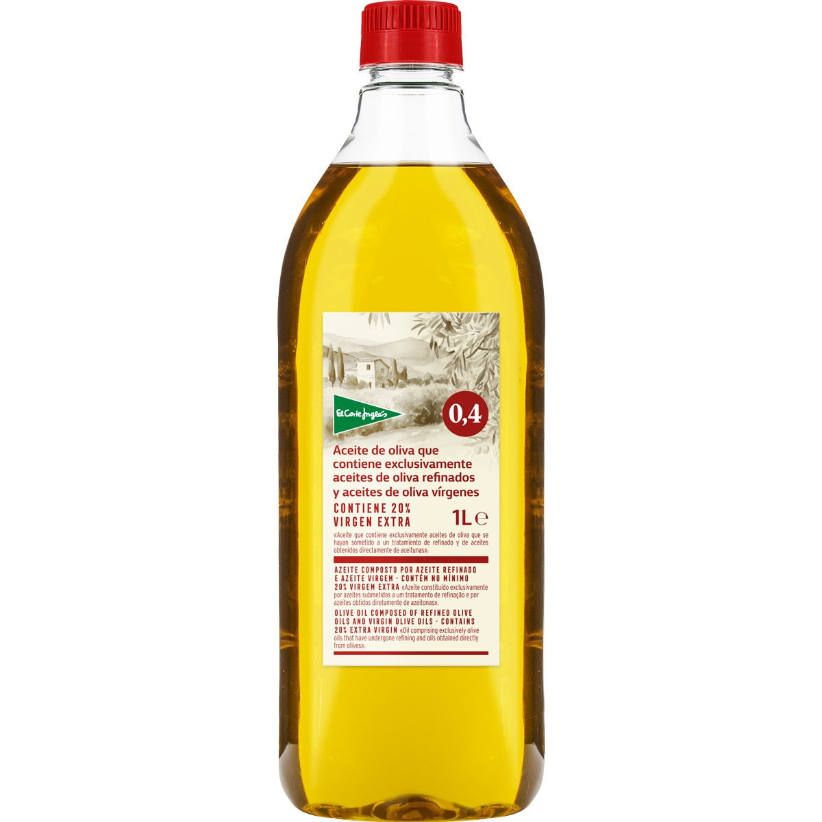 Aceite De Oliva Suave 0,4º Botella 1 L
