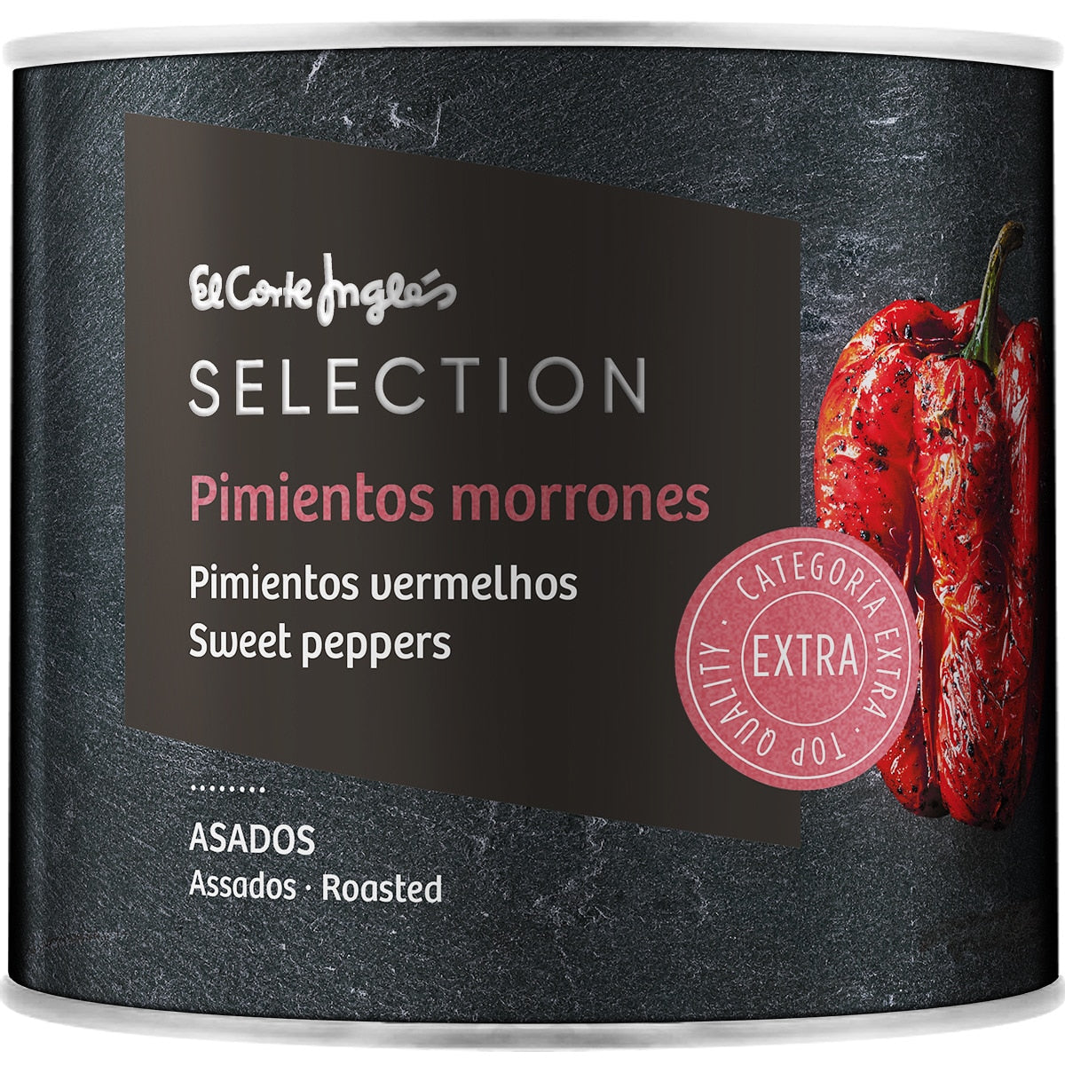Pimientos Morrones Asados Lata 125 G Neto Escurrido