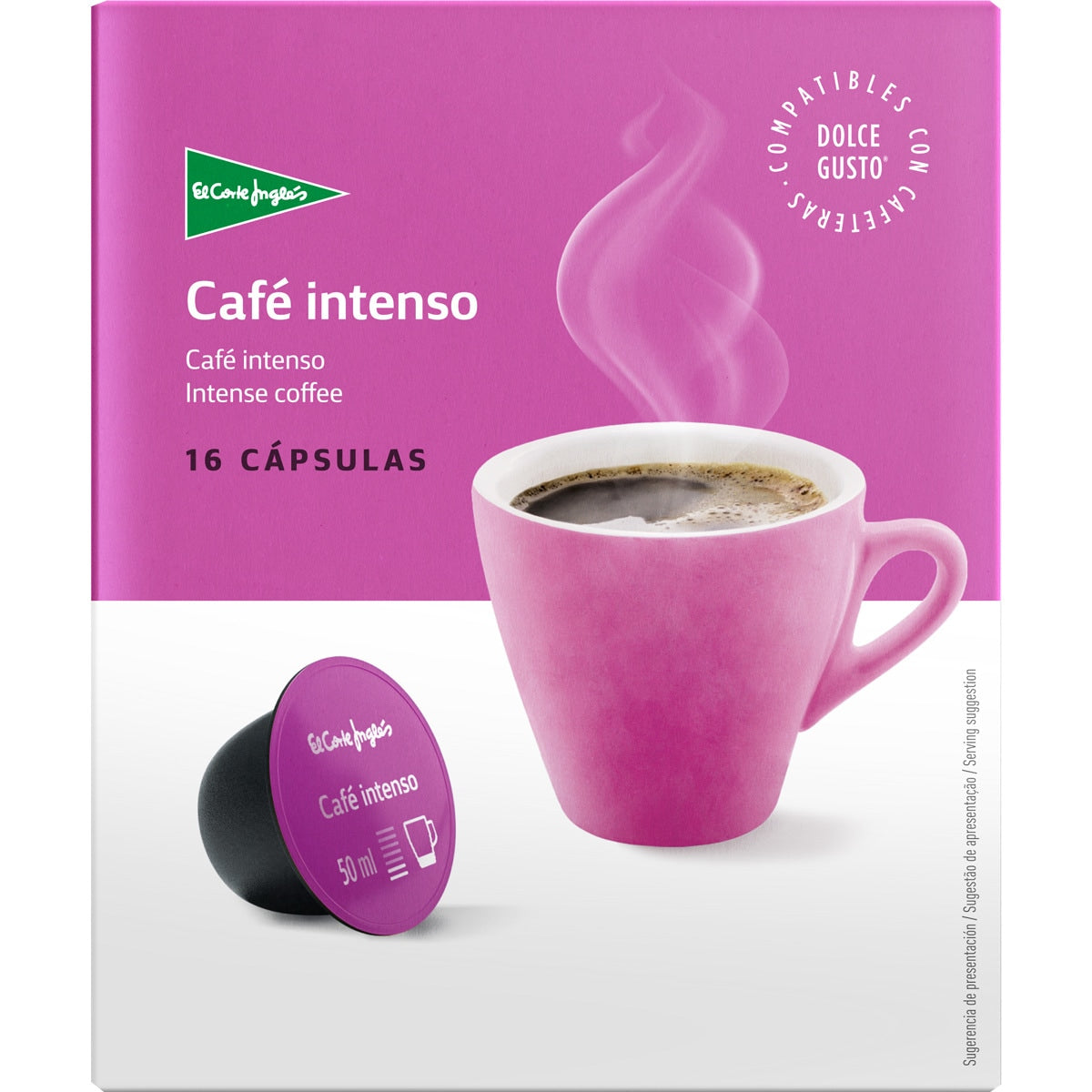 Café Intenso Estuche 16 Cápsulas Compatibles Con Máquinas Dolce Gusto