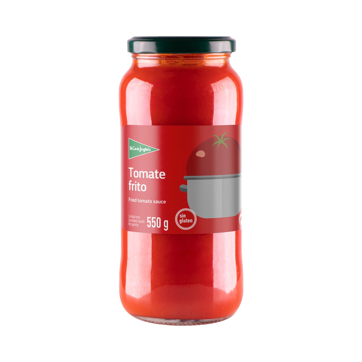 Tomate Frito Sin Gluten Frasco 550 G