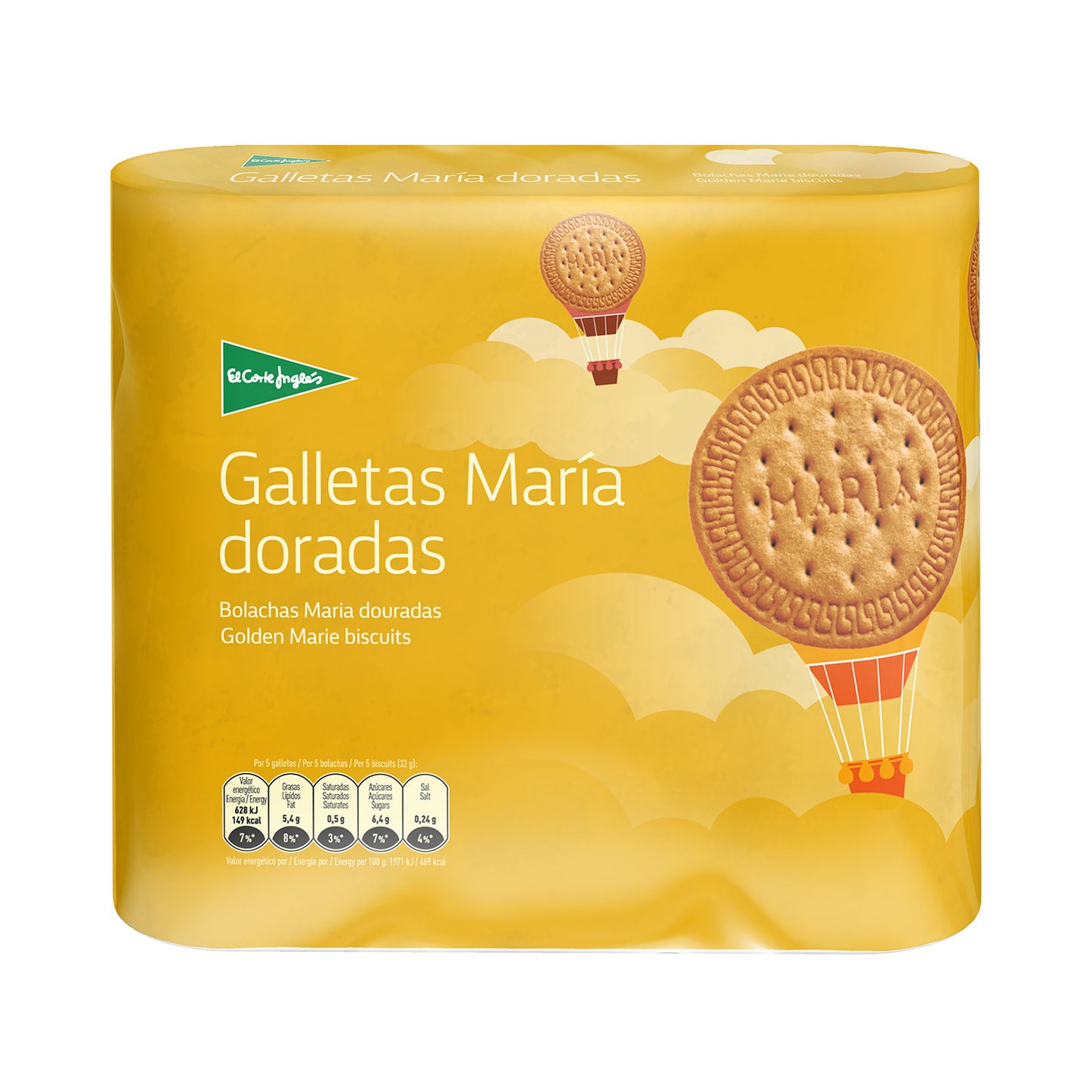 Galletas María Doradas Envase 800 G
