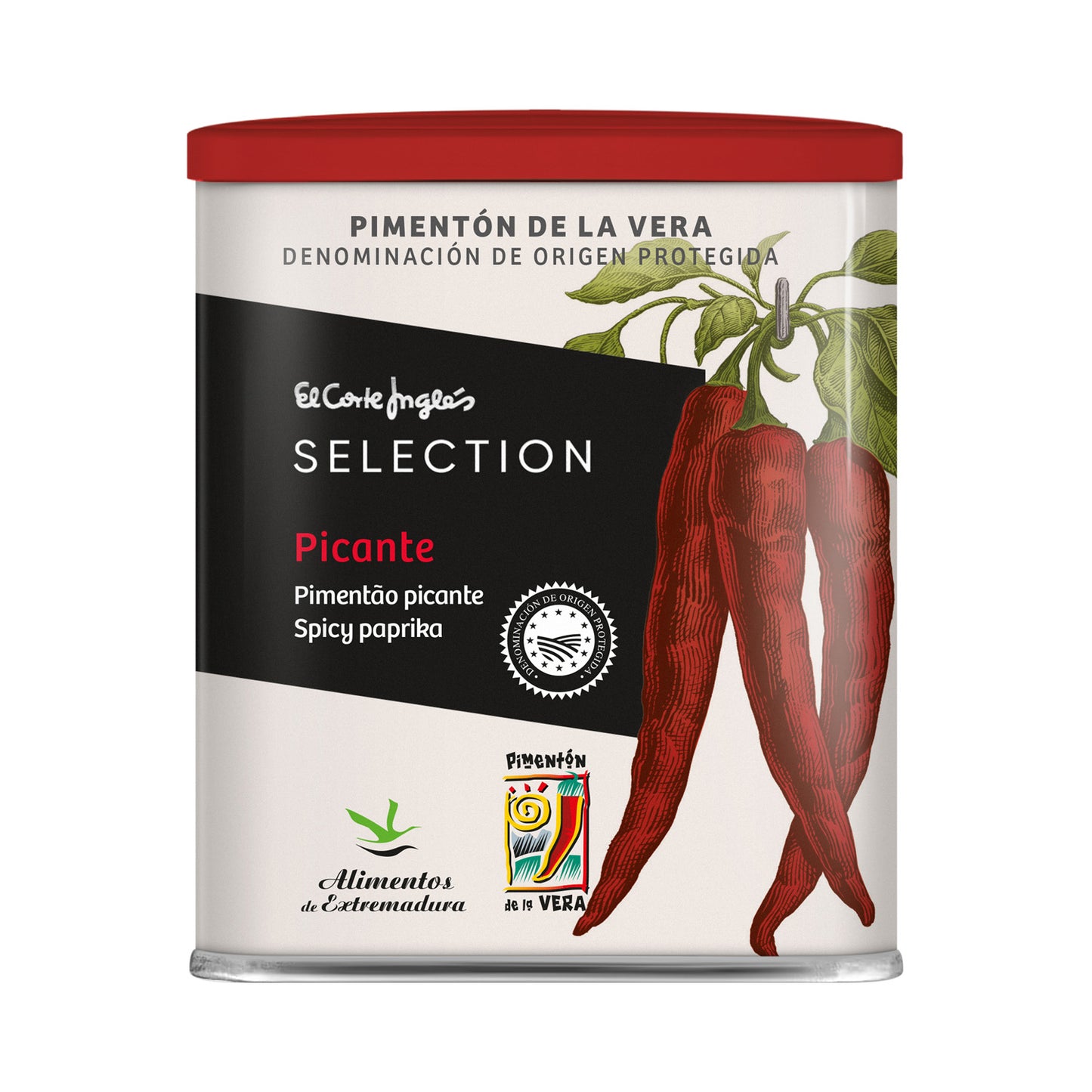 Pimentón Picante Dop Pimentón De La Vera Lata 75 G