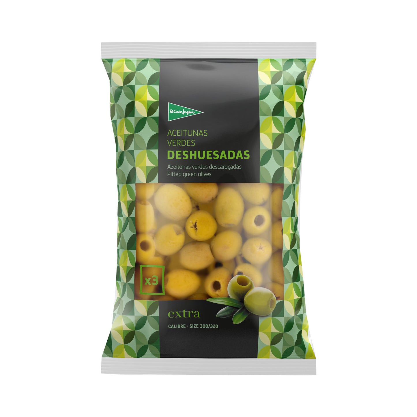Aceitunas Verdes Manzanilla Deshuesadas Envase 210 G Neto Escurrido