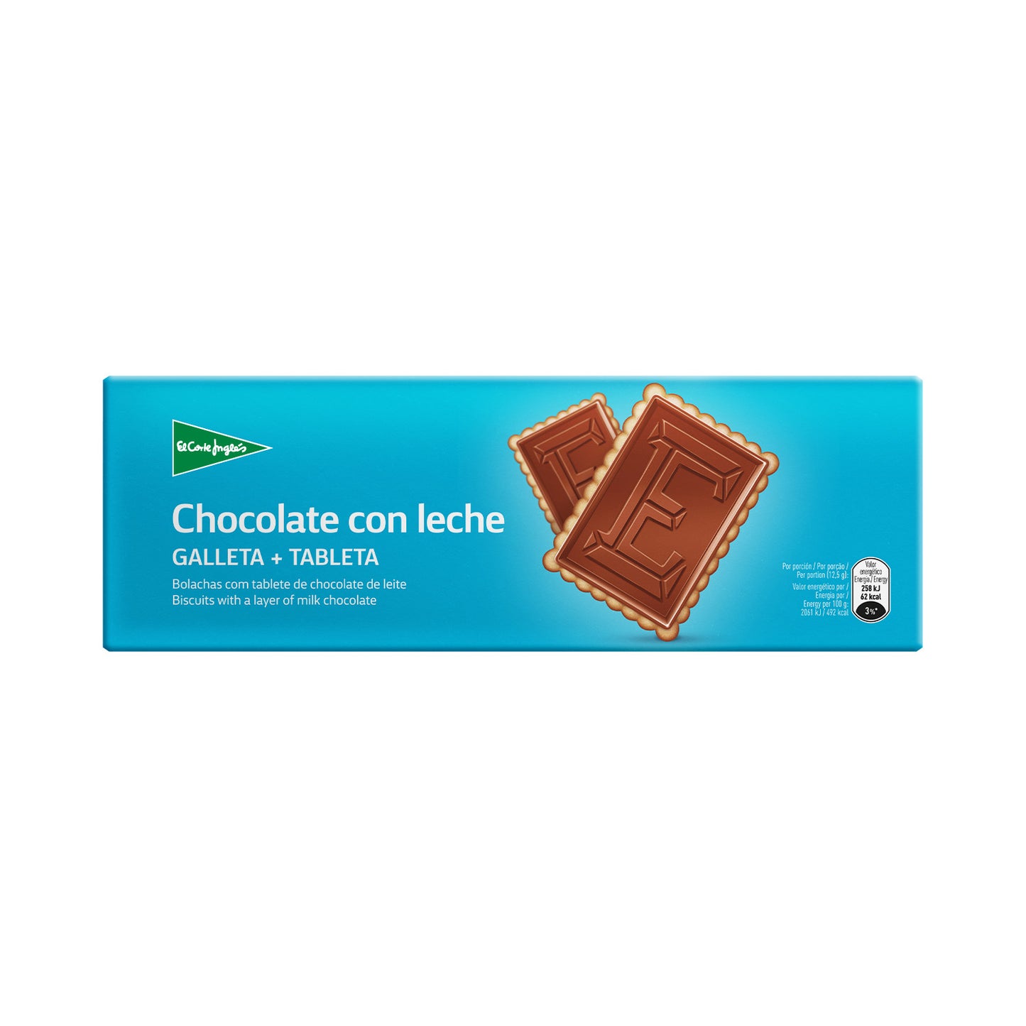 Galletas Con Tableta De Chocolate Con Leche Estuche 150 G