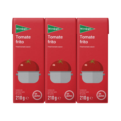 Tomate Frito Sin Gluten Pack 3 Envases 210 G