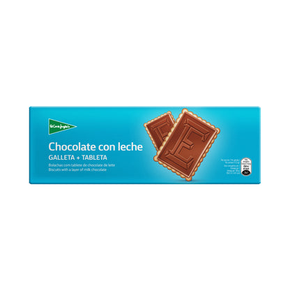 Galletas Con Tableta De Chocolate Con Leche Estuche 150 G